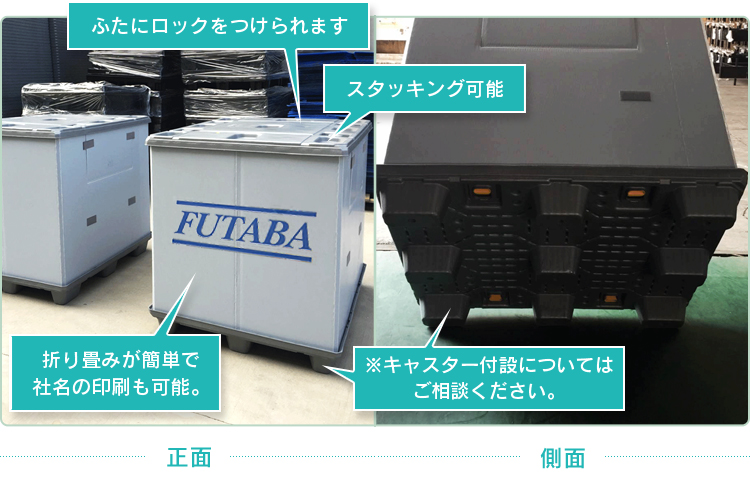 フタバ独自のFパック(リターナブルパック)